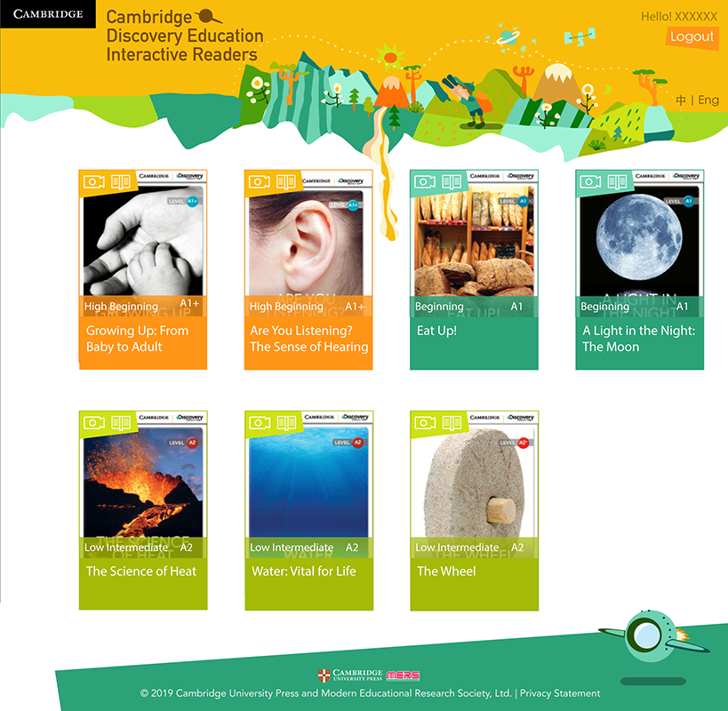 Cambridge Discovery Education Interactive Readers Design